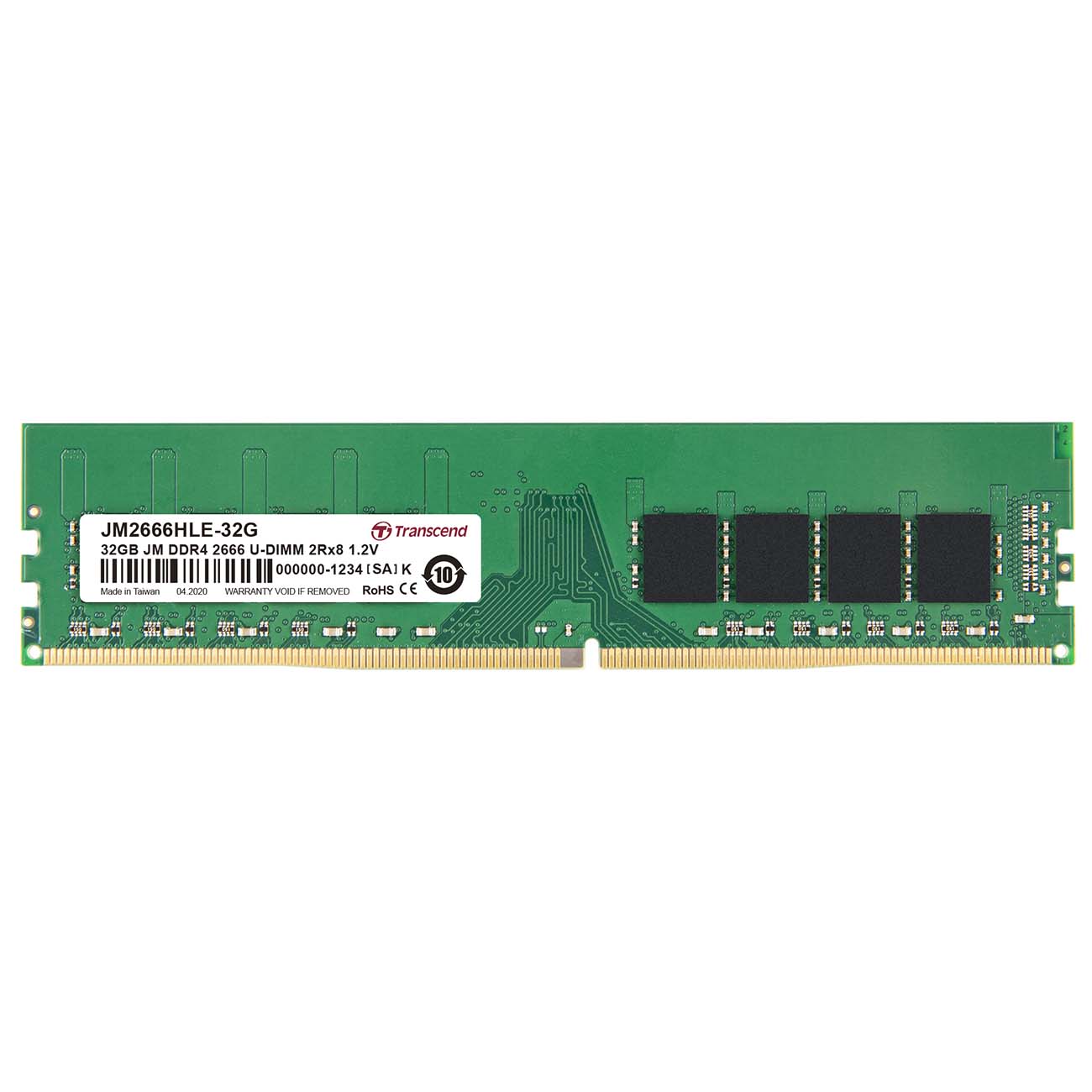 Оперативная память Transcend 32GB DDR4 U-DIMM (JM2666HLE-32G)