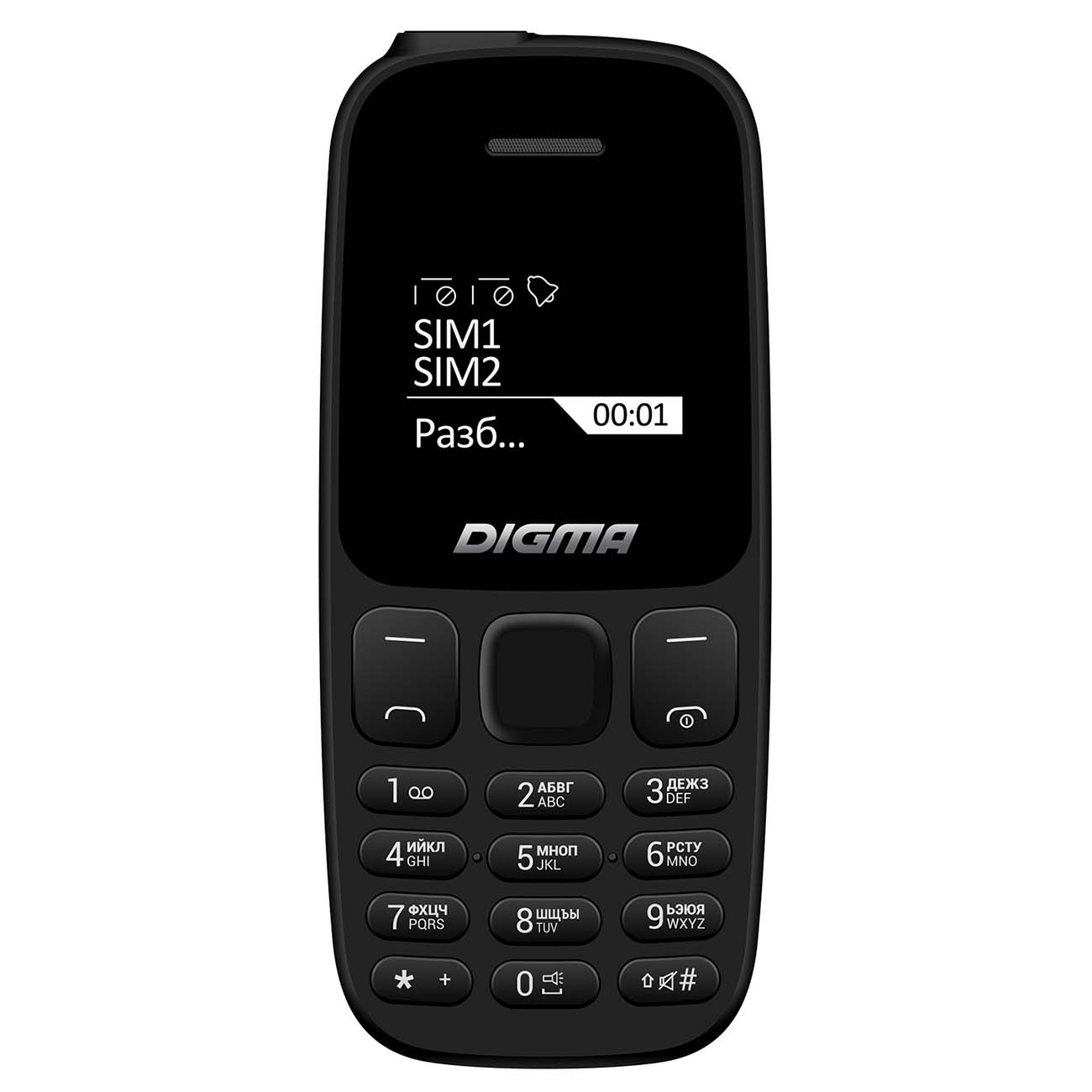 Мобильный телефон Digma Linx A106 Black (LT1065PM) фото