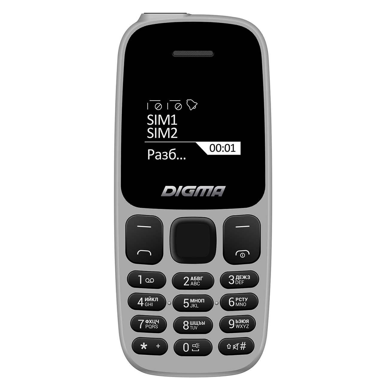 Мобильный телефон Digma Linx A106 Grey (LT1065PM) фото