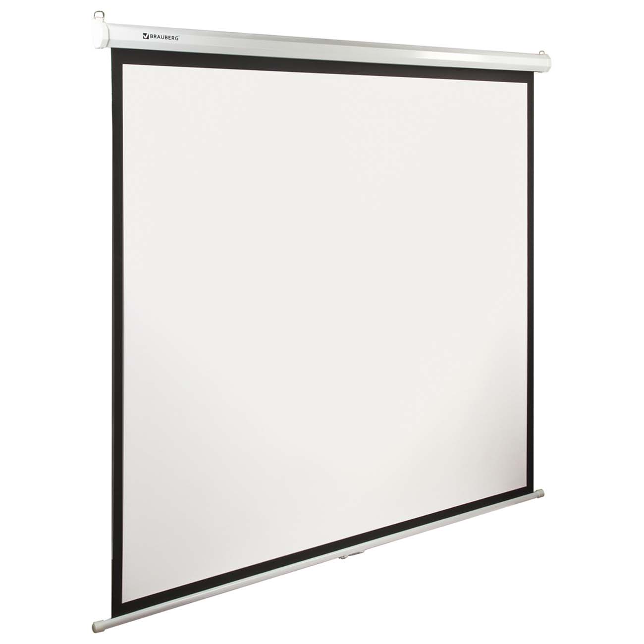 Экран для видеопроектора Brauberg настенный 200х200см (236727)