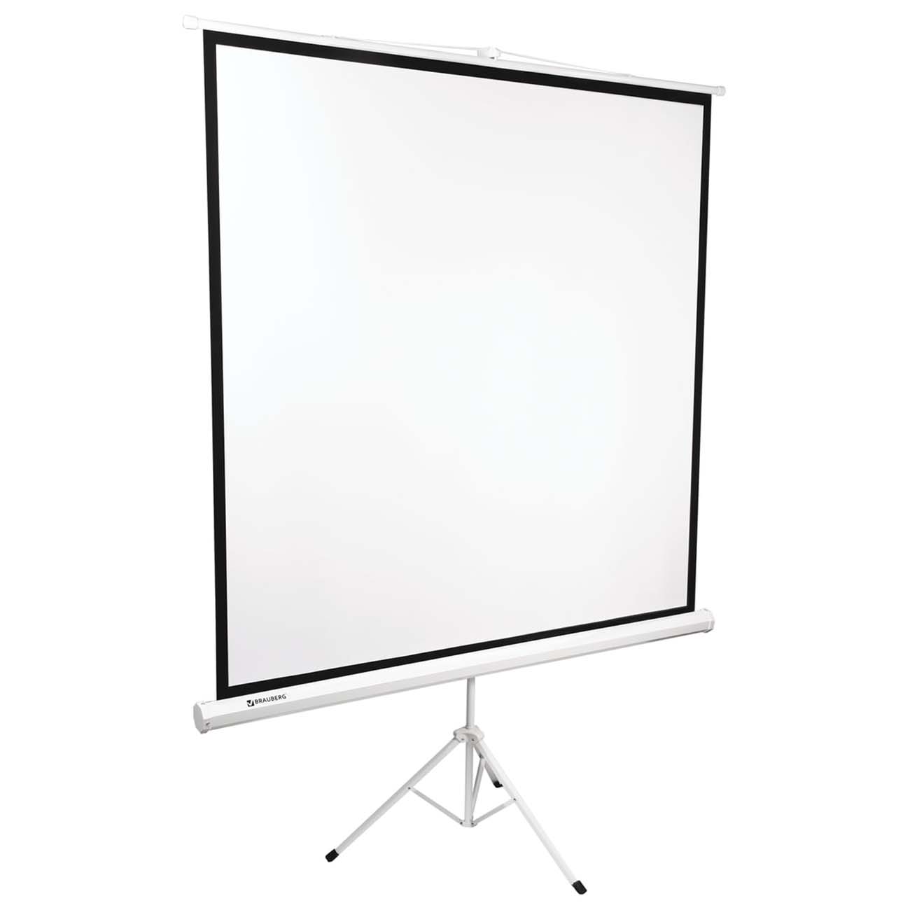 Экран для видеопроектора Brauberg на треноге 180х180см (236730)