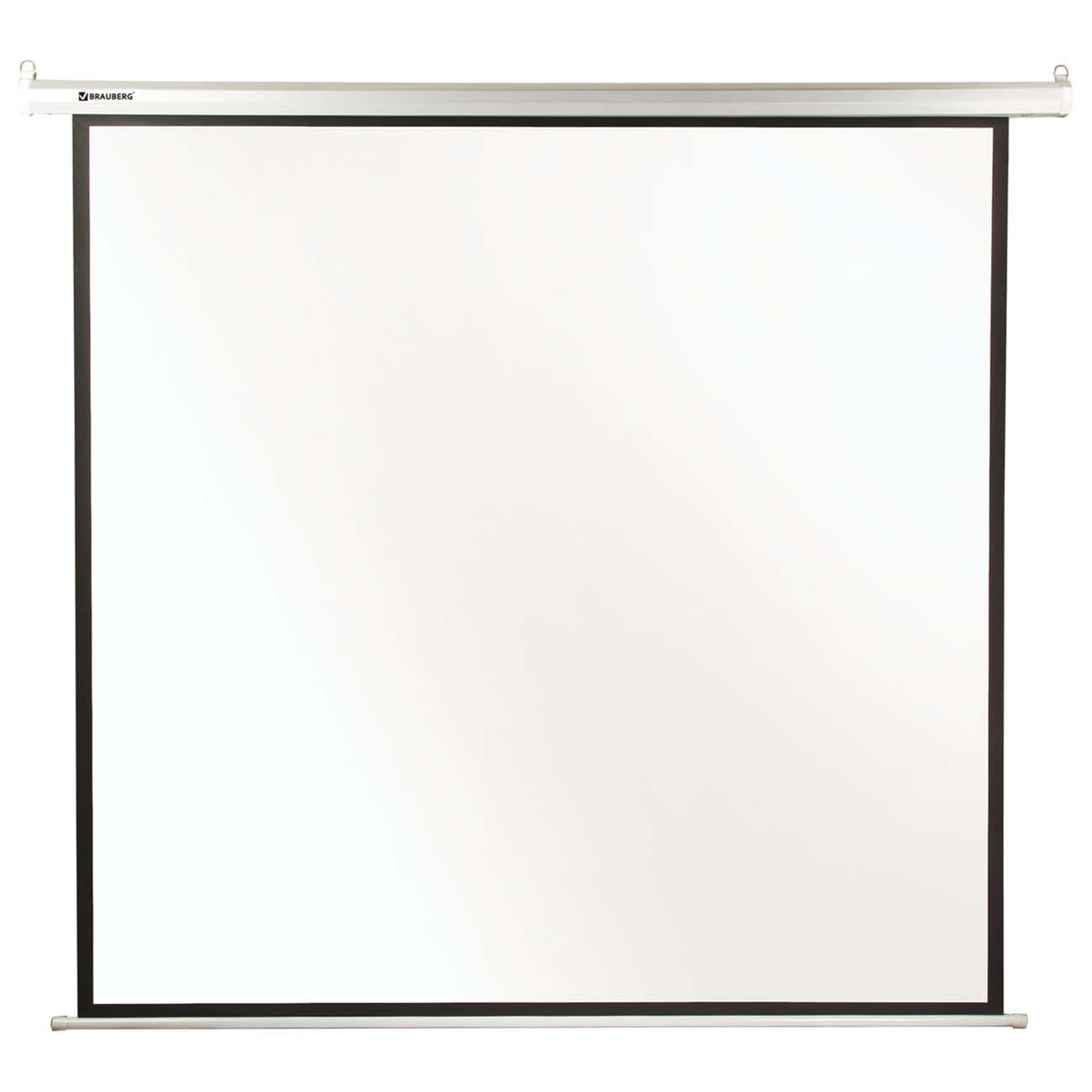 Экран для видеопроектора Brauberg настенный 180х180см (236733)