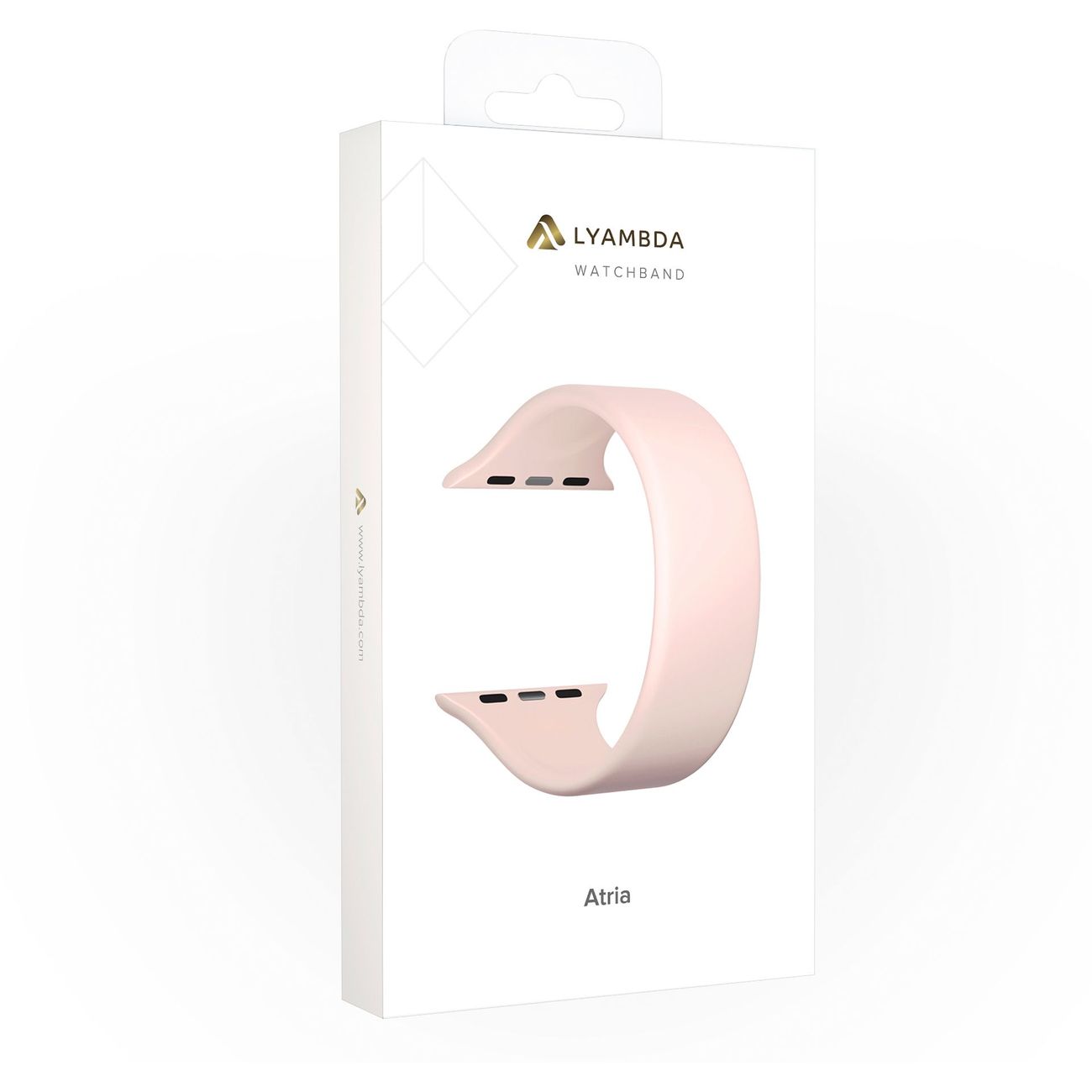 Силиконовый ремешок LYAMBDA ATRIA для Apple Watch 38/40/41 mm DSJ-23-40-LP Light pink