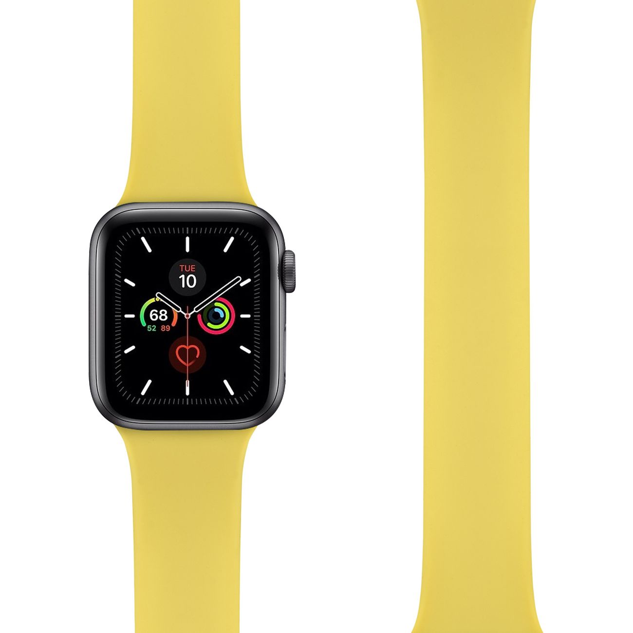 Силиконовый ремешок LYAMBDA ATRIA для Apple Watch 42/44/45/49/Ultra/Ultra2 mm DSJ-23-44-YL Yellow