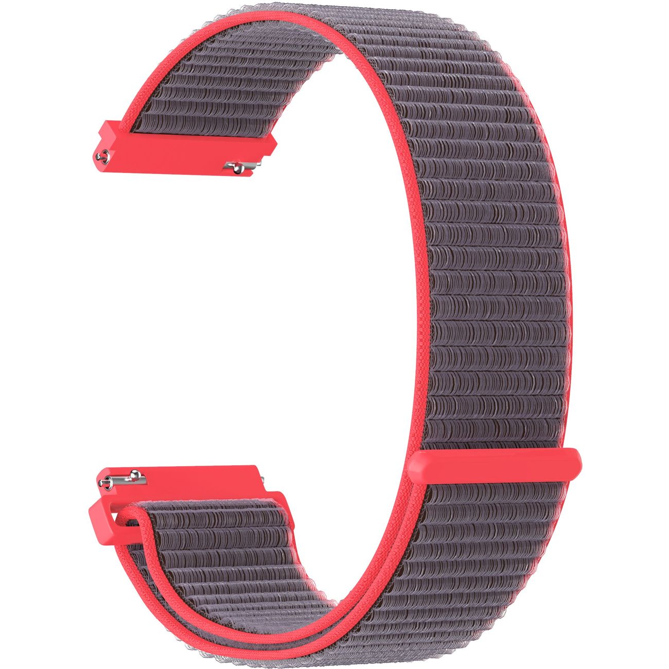 Универсальный ремешок LYAMBDA VEGA из нейлона для часов 20 mm DS-GN-03-20-3 Gray/Pink