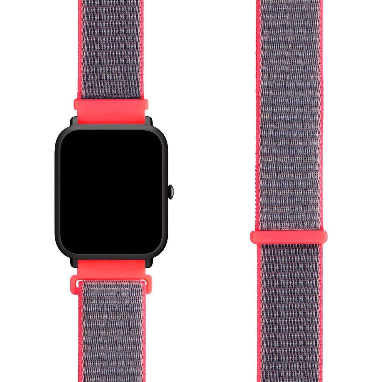 Универсальный ремешок LYAMBDA VEGA из нейлона для часов 20 mm DS-GN-03-20-3 Gray/Pink