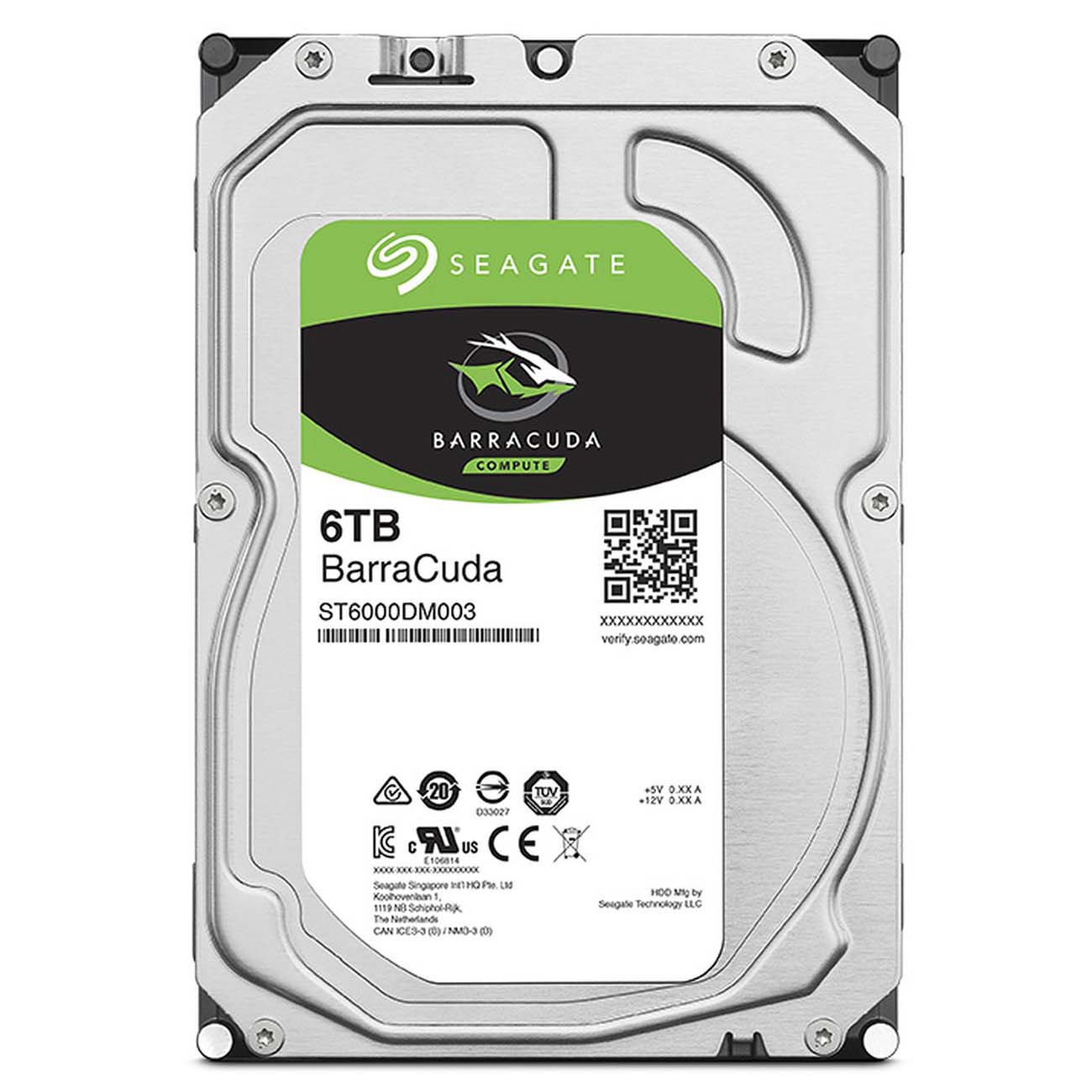 Портативный USB диск (внутренний HDD) Seagate 6TB Barracuda (ST6000DM003)