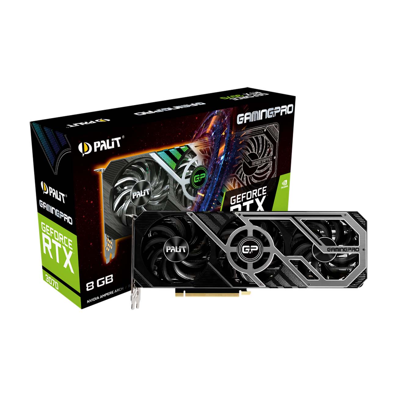 Видеокарта Palit GeForce RTX 3070 GamingPro 8G