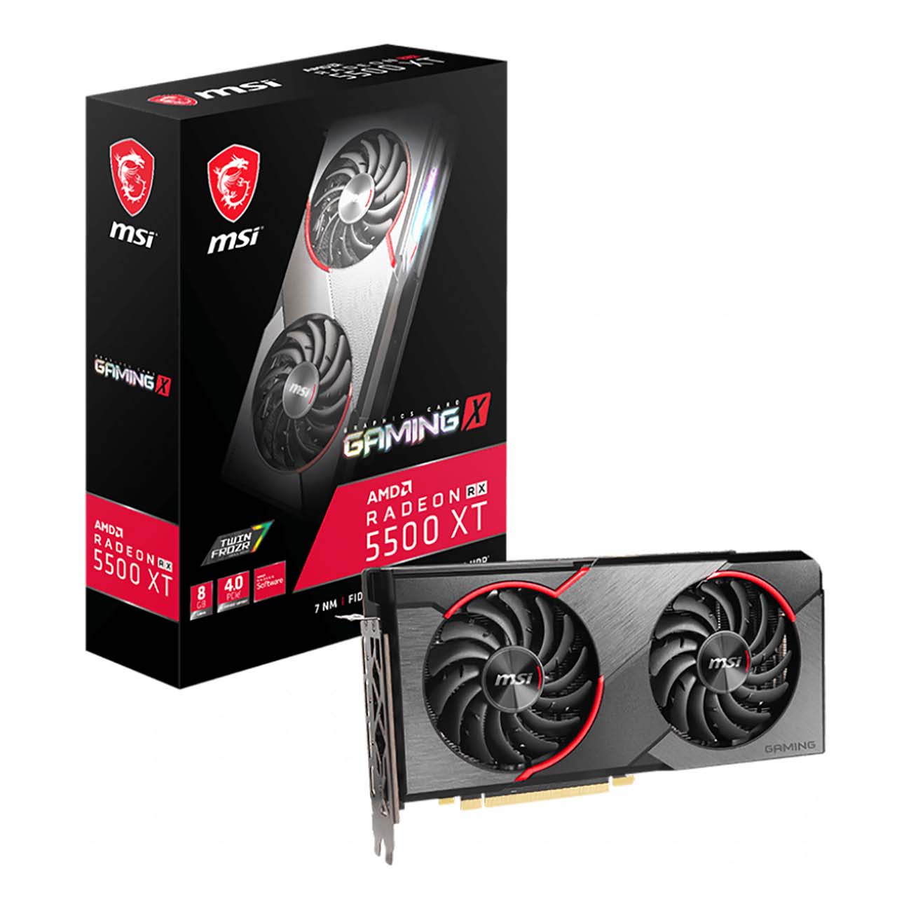 Видеокарта MSI Radeon RX 5500 XT GAMING X 8G