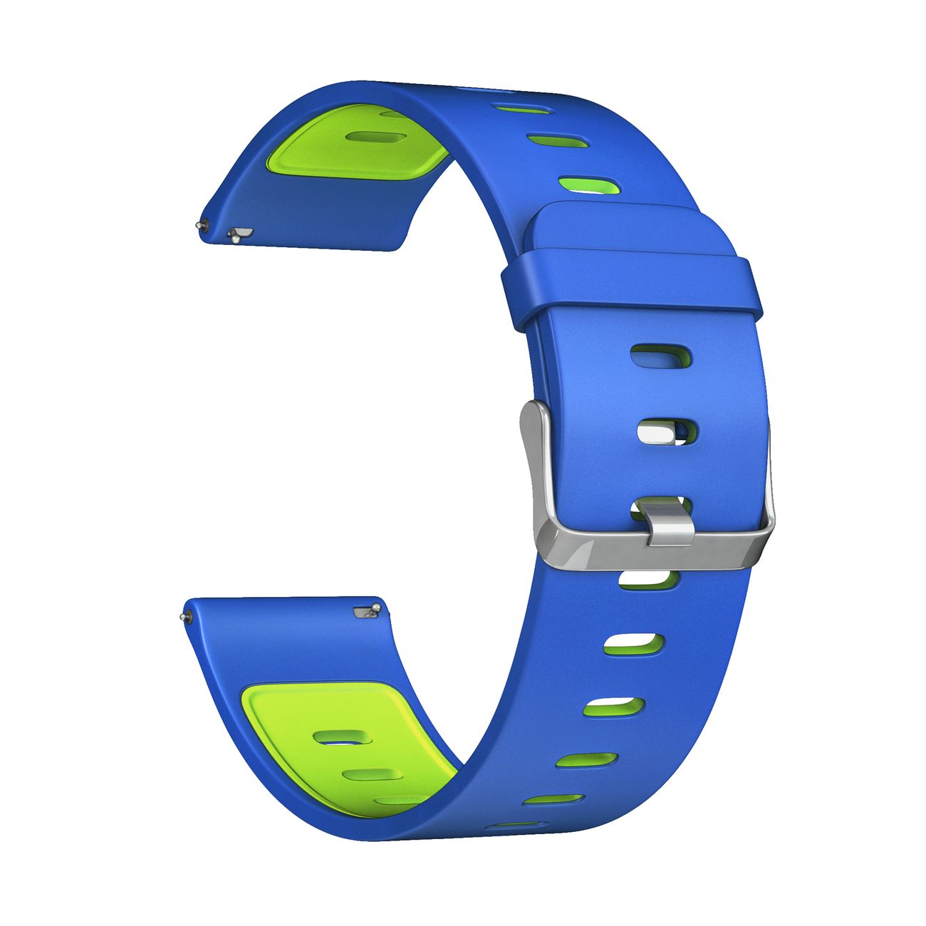 Универсальный силиконовый ремешок для часов 22 mm LYAMBDA ADHARA DS-GS-08-22-BG Blue/Green