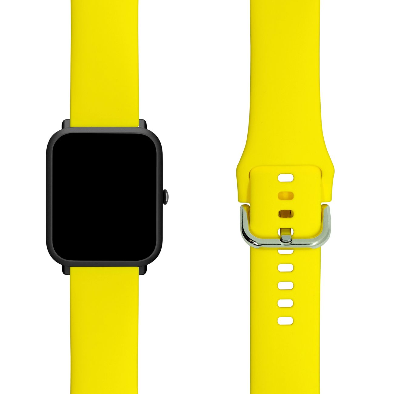 Универсальный силиконовый ремешок для часов 20 mm LYAMBDA AVIOR DSJ-11-04T-20-YL Yellow