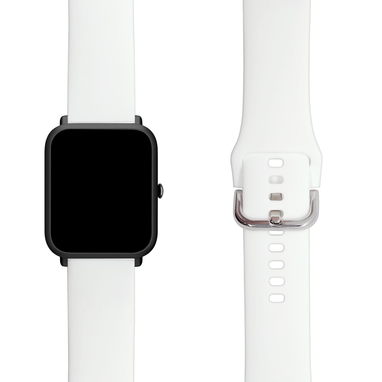 Универсальный силиконовый ремешок для часов 20 mm LYAMBDA AVIOR DSJ-11-05T-20-WH White