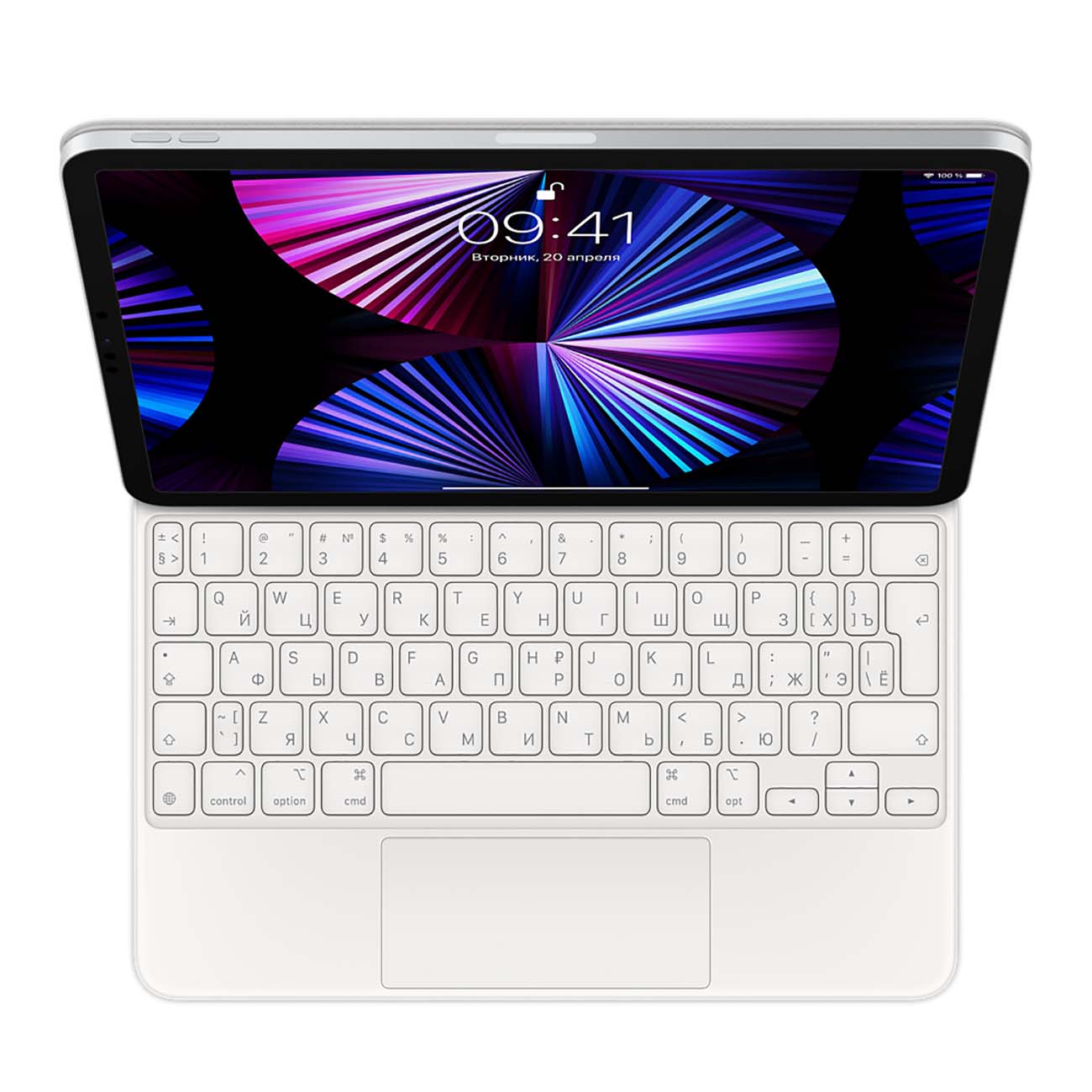 Клавиатура Apple Magic Keyboard iPad Pro 11 (3rd)/Air (4th) белый фото