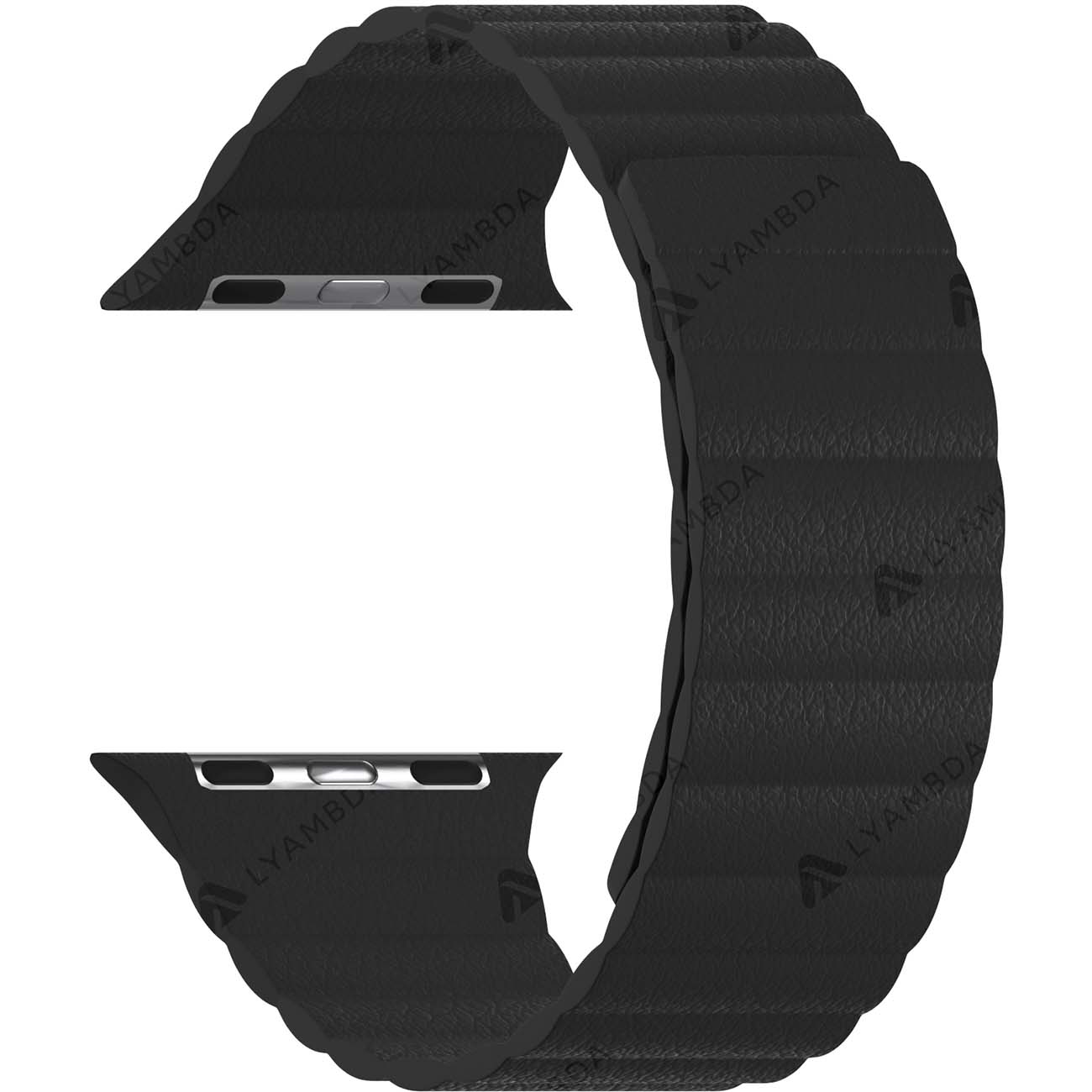 Кожаный ремешок LYAMBDA POLLUX для Apple Watch 38/40/41 mm DSP-24-40-BK черный