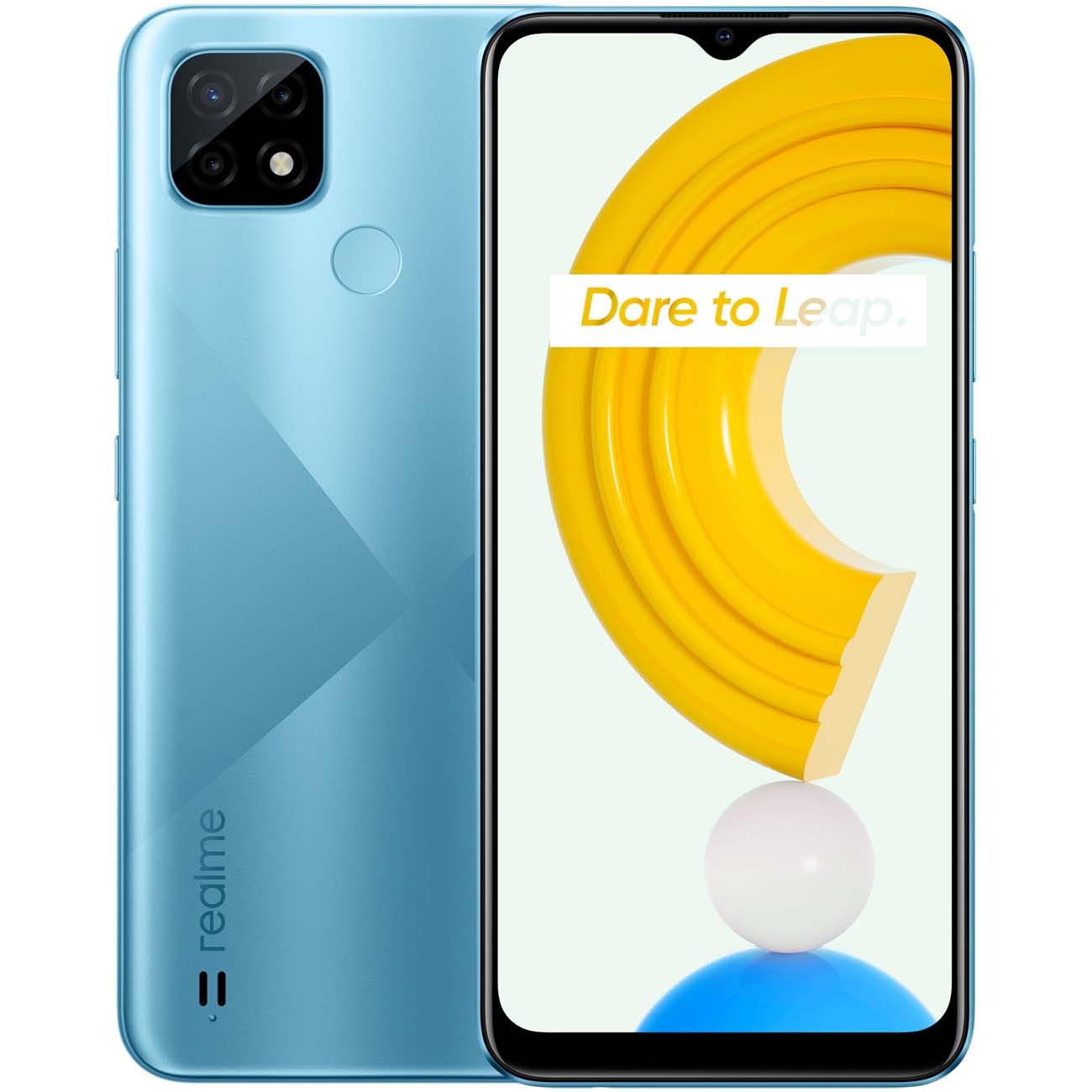 Смартфон realme C21 3+32GB Cross Blue (RMX3201) фото