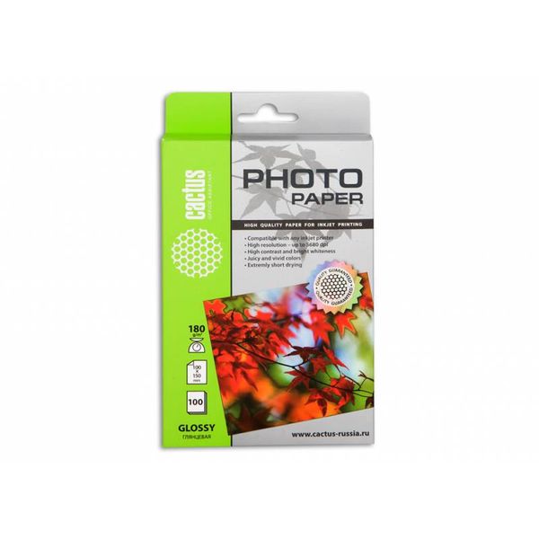 Фотобумага для принтера Cactus CS-GA6180100