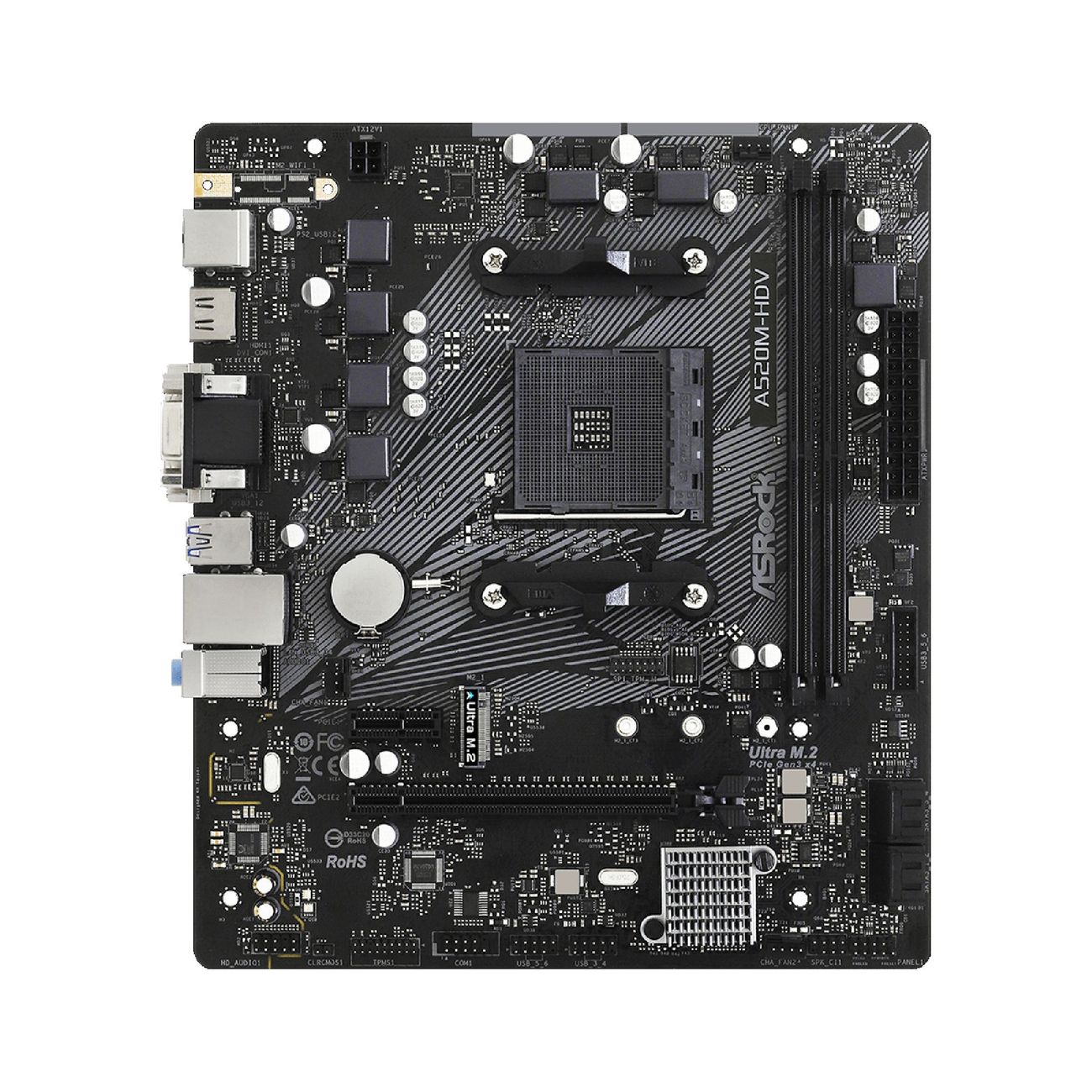 Материнская плата ASRock A520M-HDV