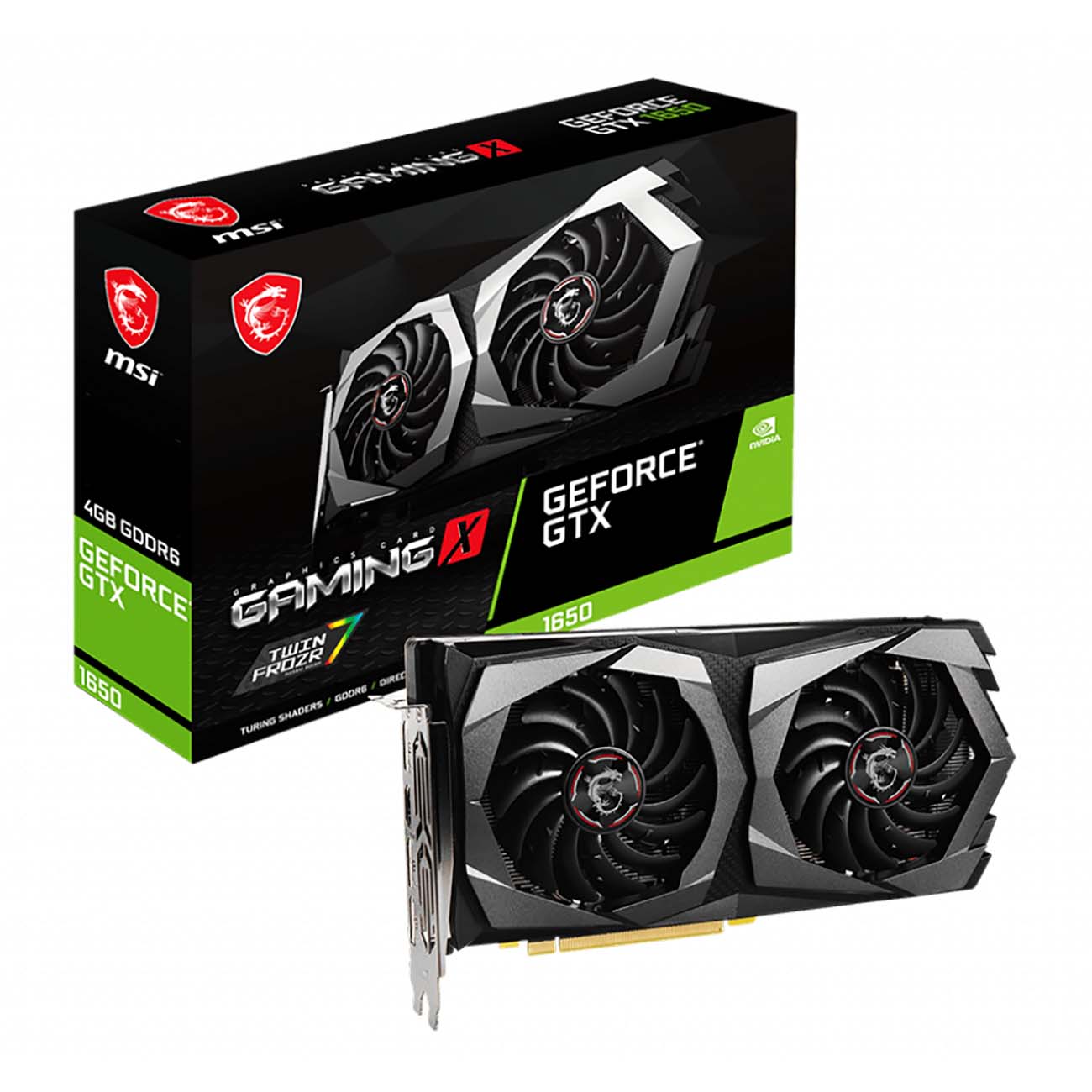 Видеокарта MSI GeForce GTX 1650 D6 GAMING X PLUS
