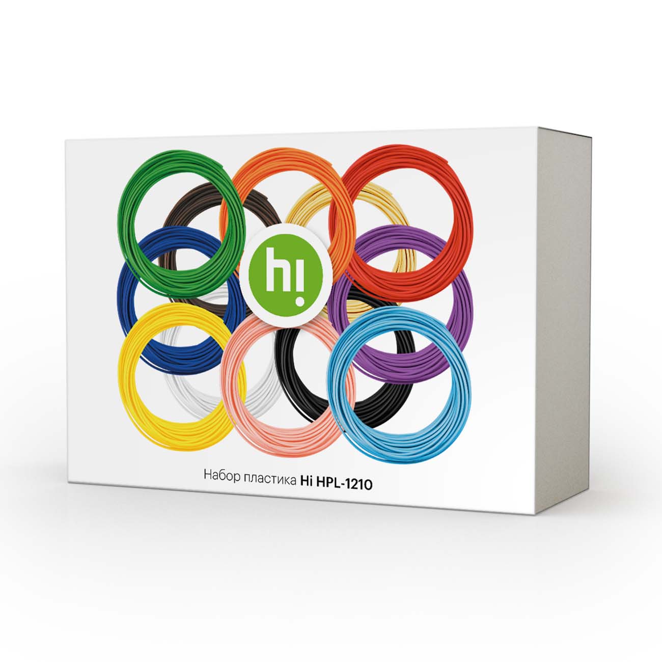 Пластик для 3D ручки/ 3D принтера Hi PLA, 1.75 мм, 12 нитей по 10 метров (HPL-1210) фото