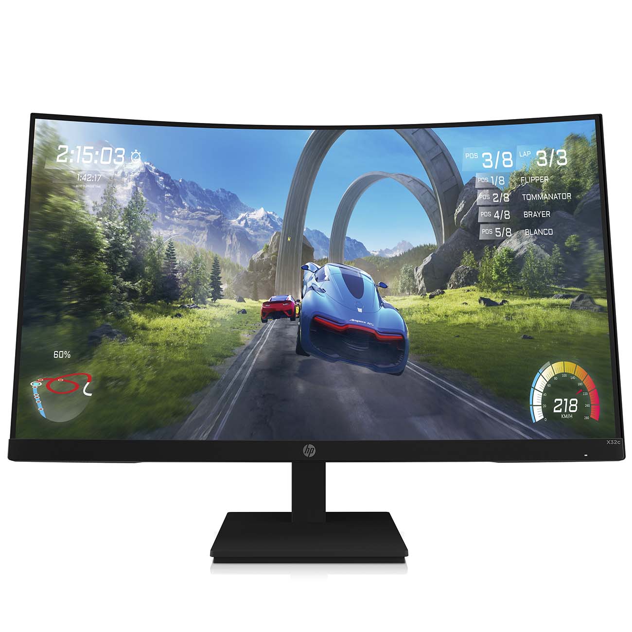 Монитор игровой HP 31.5" VA черный X32c 33K31AA
