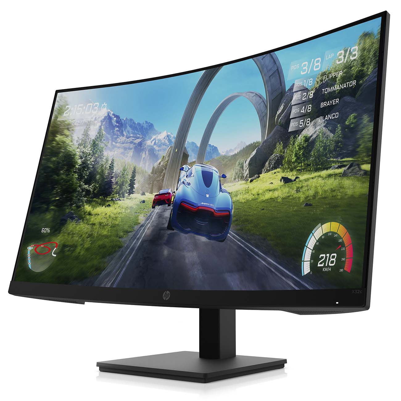 Монитор игровой HP 31.5" VA черный X32c 33K31AA