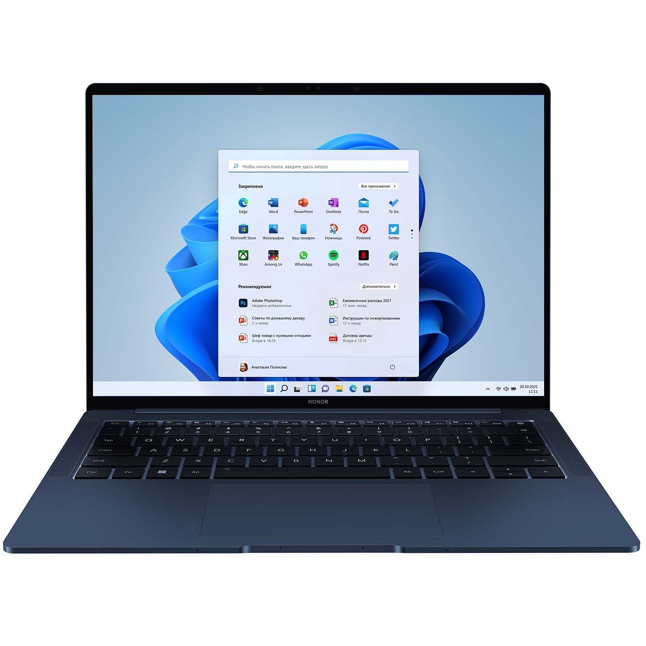 Ноутбук HONOR MagicBook View 14 i5/16/512 Blue (HGE-W56)