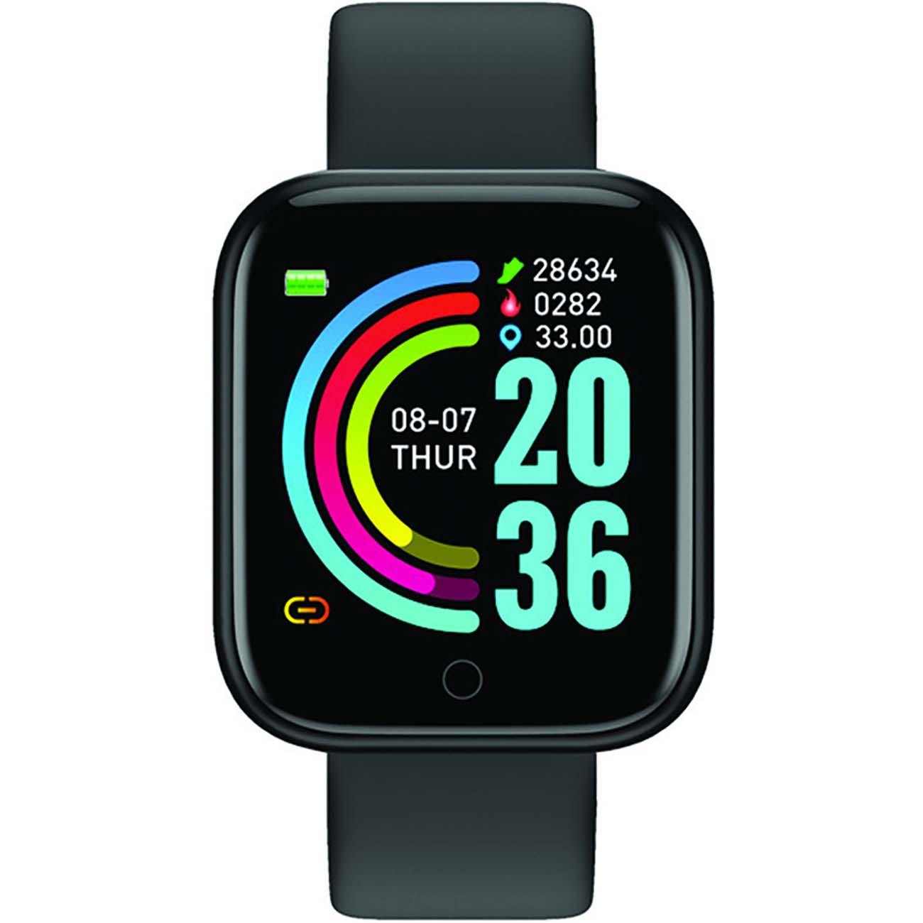 Смарт-часы Digma Smartline R1 1.3'' TFT Black (R1B)