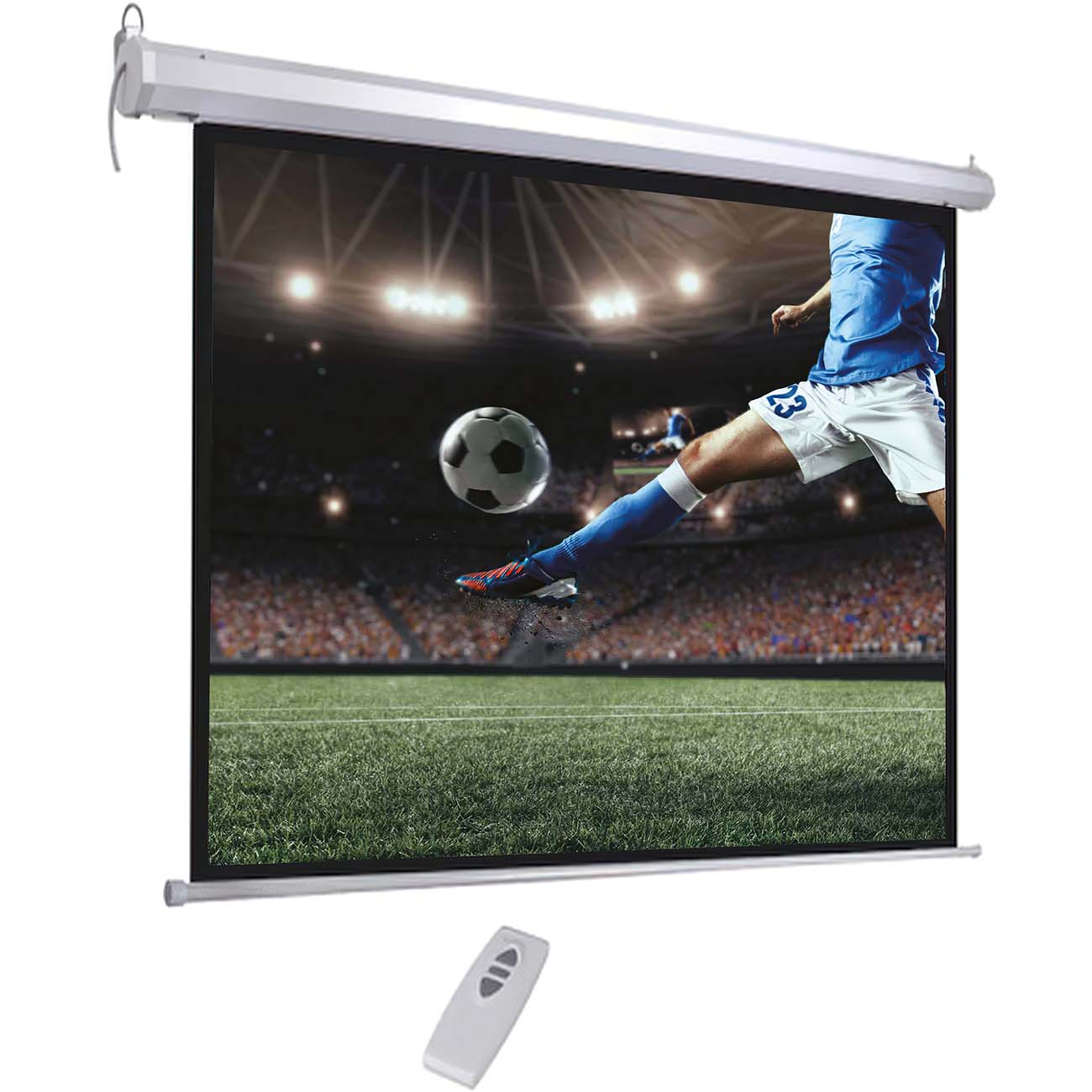 Экран для видеопроектора HIPER Cinema SMR 4X3-100 (152x203см наст.-пот. с прив.)