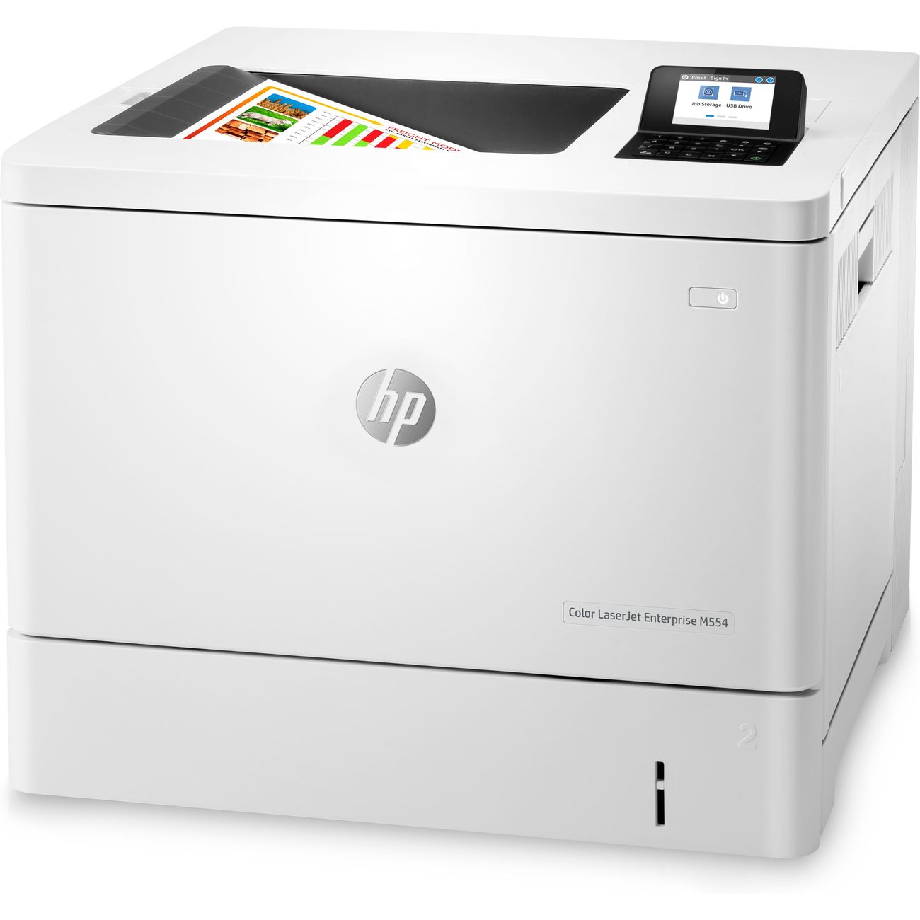 Лазерный принтер HP Color LaserJet Enterprise M554dn (7ZU81A)