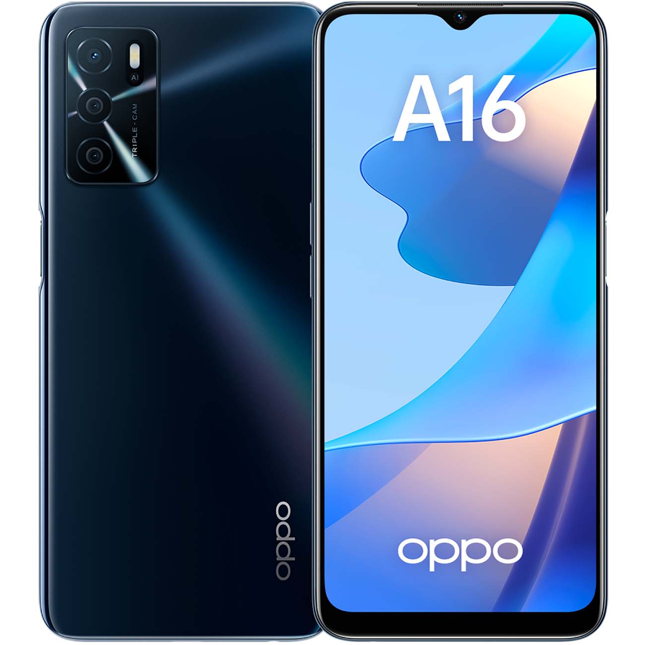 Смартфон OPPO A16 3/32GB Black (CPH2269)