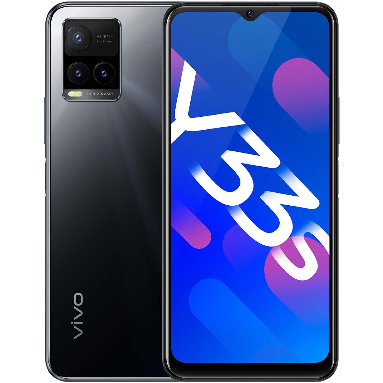Смартфон vivo Y33s 4/64GB Mirror Black (2109) фото