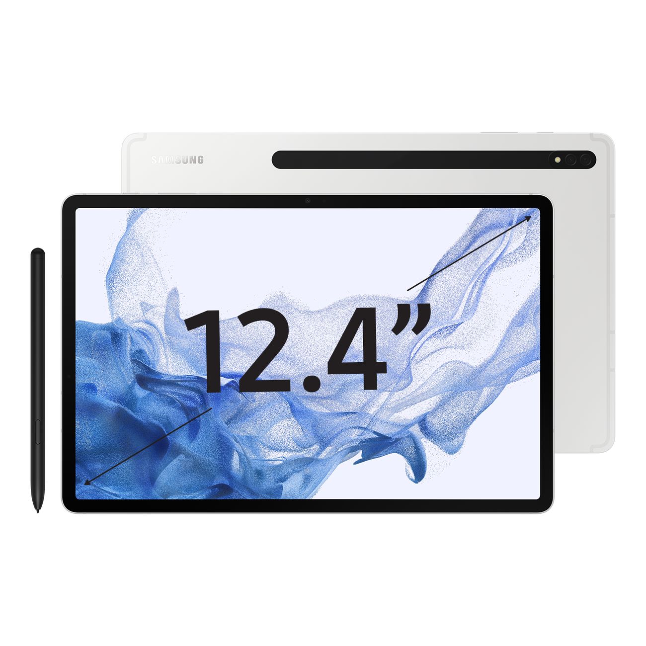 Планшет Samsung Galaxy Tab S8+ 128GB 5G Silver (SM-X806B)