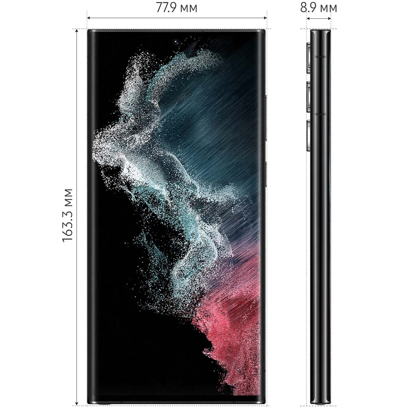 Смартфон Samsung Galaxy S22 Ultra 256GB фантом черный