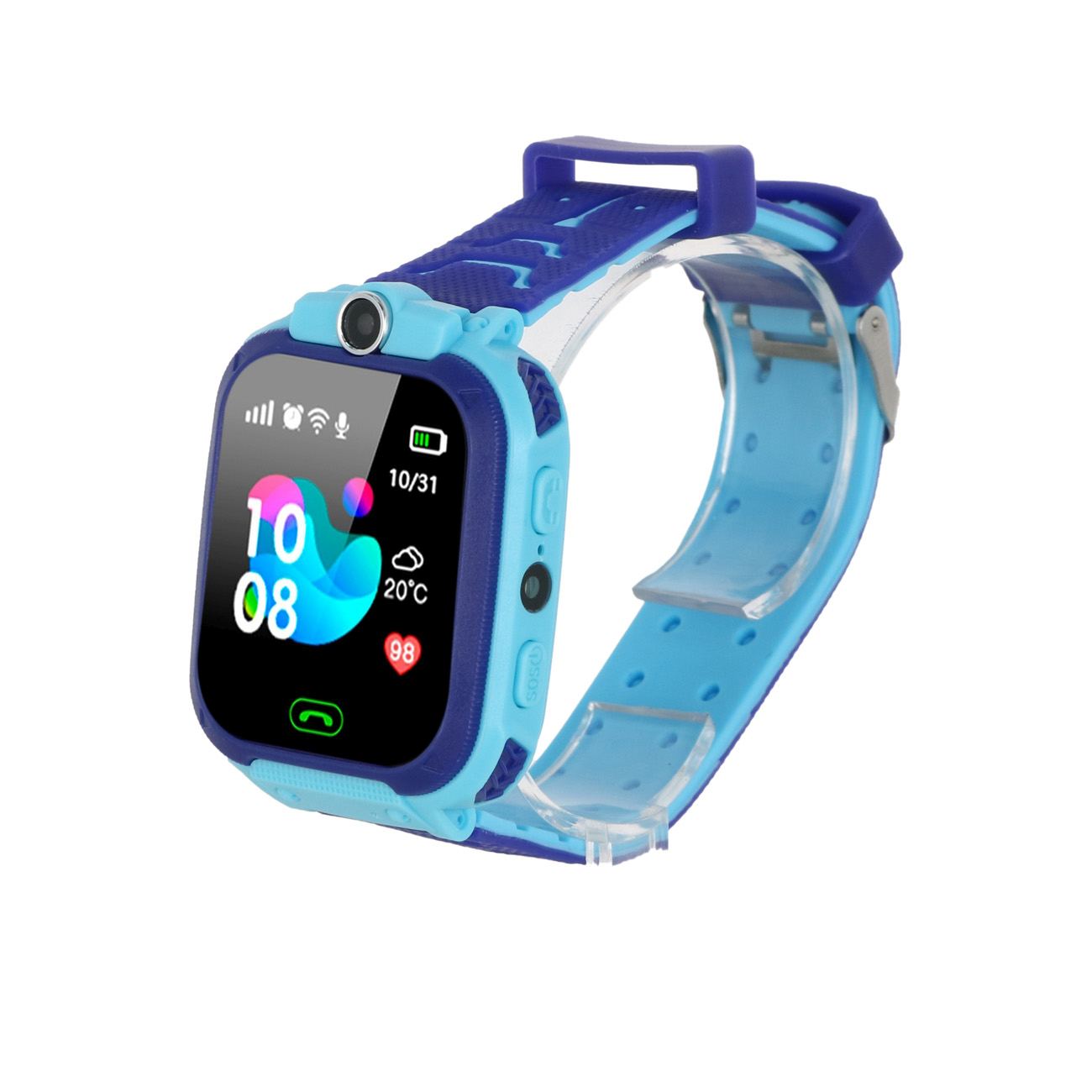 Часы с GPS трекером RUNGO RNGK1BL K1, голубые