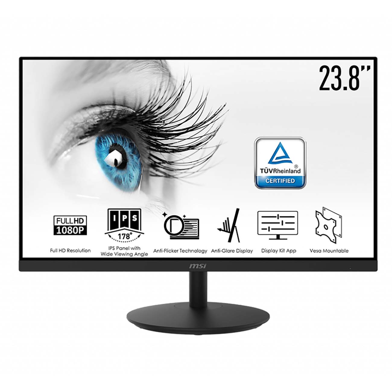 Монитор MSI PRO 23.8" IPS черный MP242