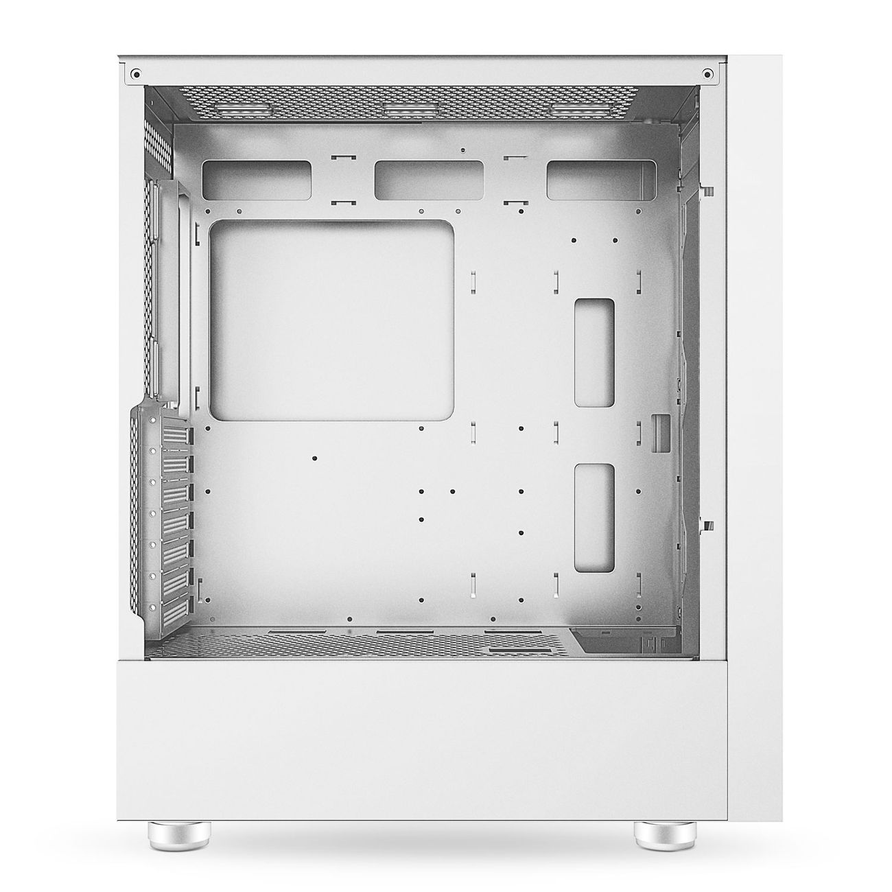 Корпус для компьютера Code GC-LX3 , закаленное стекло, ARGB, белый