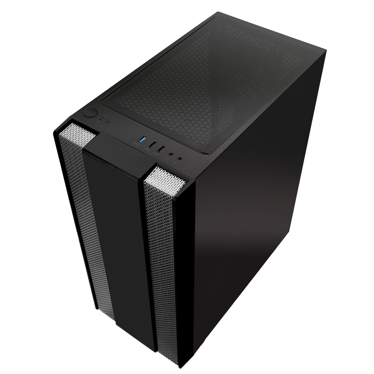 Корпус для компьютера Code GC-MX2, акриловая панель, черный