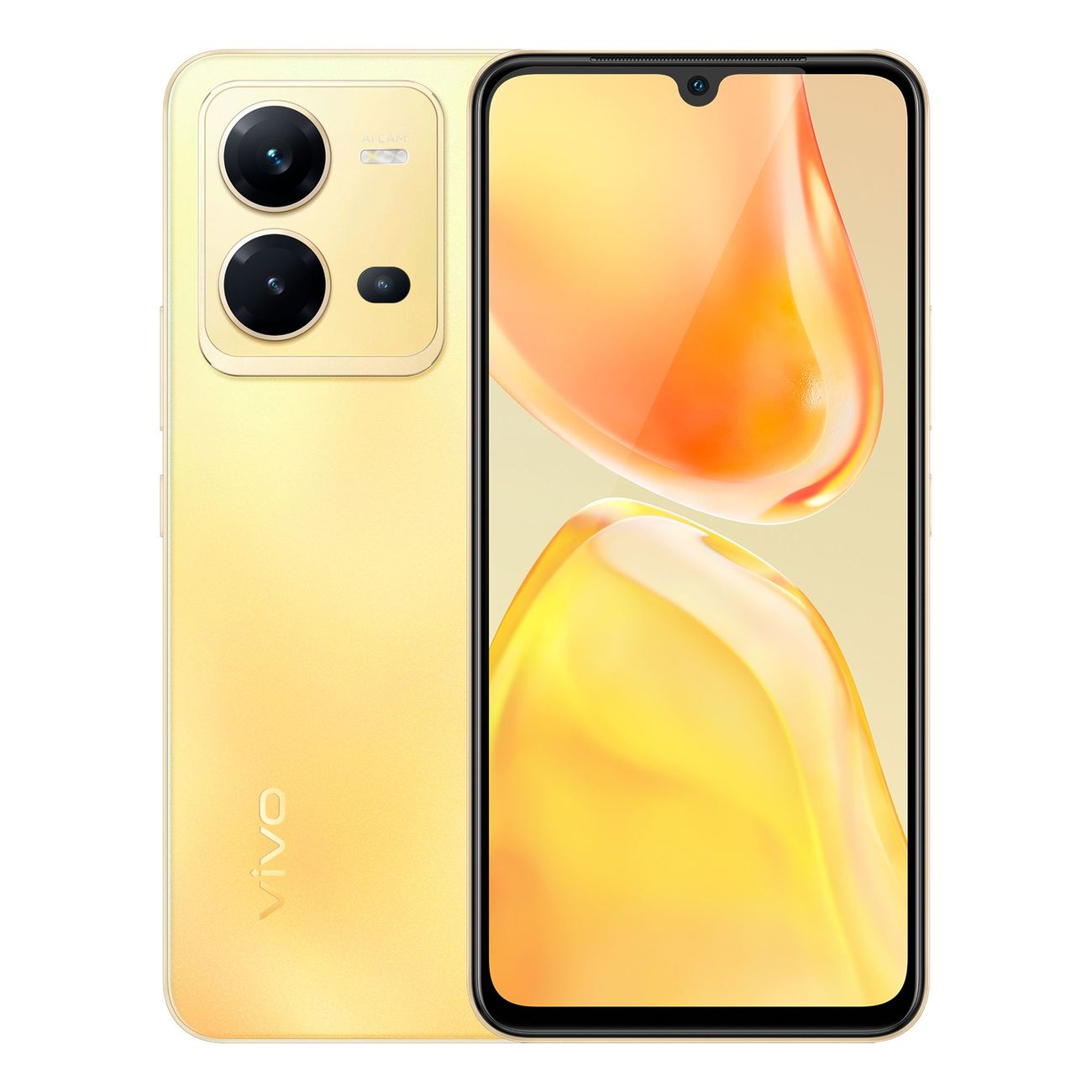 Смартфон vivo V25e 8/128Gb Sunrise золотой фото