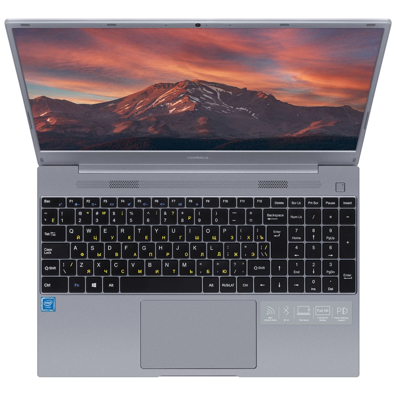Ноутбук Rombica myBook Discovery/15.6"/Core i5-8259U/8/256/Win/Silver (PCLT-0001)