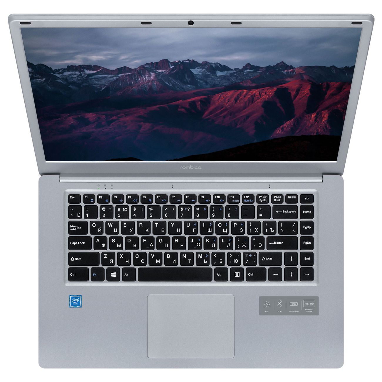 Ноутбук Rombica myBook Mercury 256 PCLT-0003/15.6"/Pentium N5030/8/256/noOS/серый