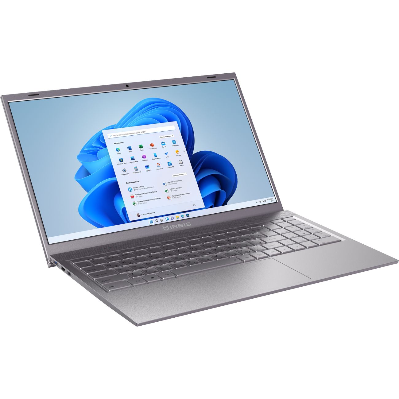 Ноутбук Irbis 15NBC1004/15.6"/Core i5-1035G4/16/256/noOS/серый