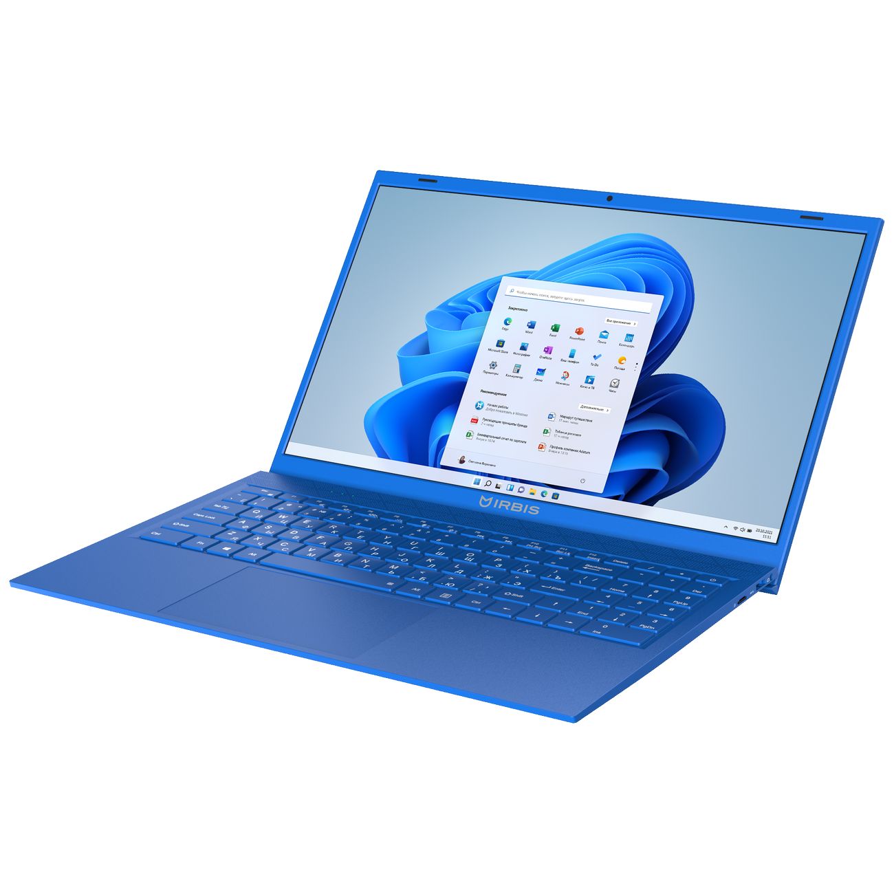 Ноутбук Irbis 15NBC1007/15.6"/AMD Ryzen 5 5600H/16/256/Win/синий
