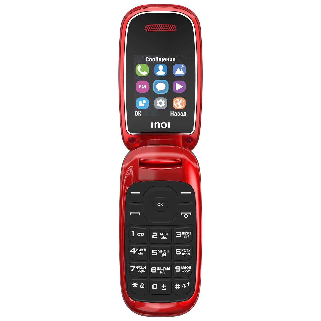 Мобильный телефон Inoi 108R красный