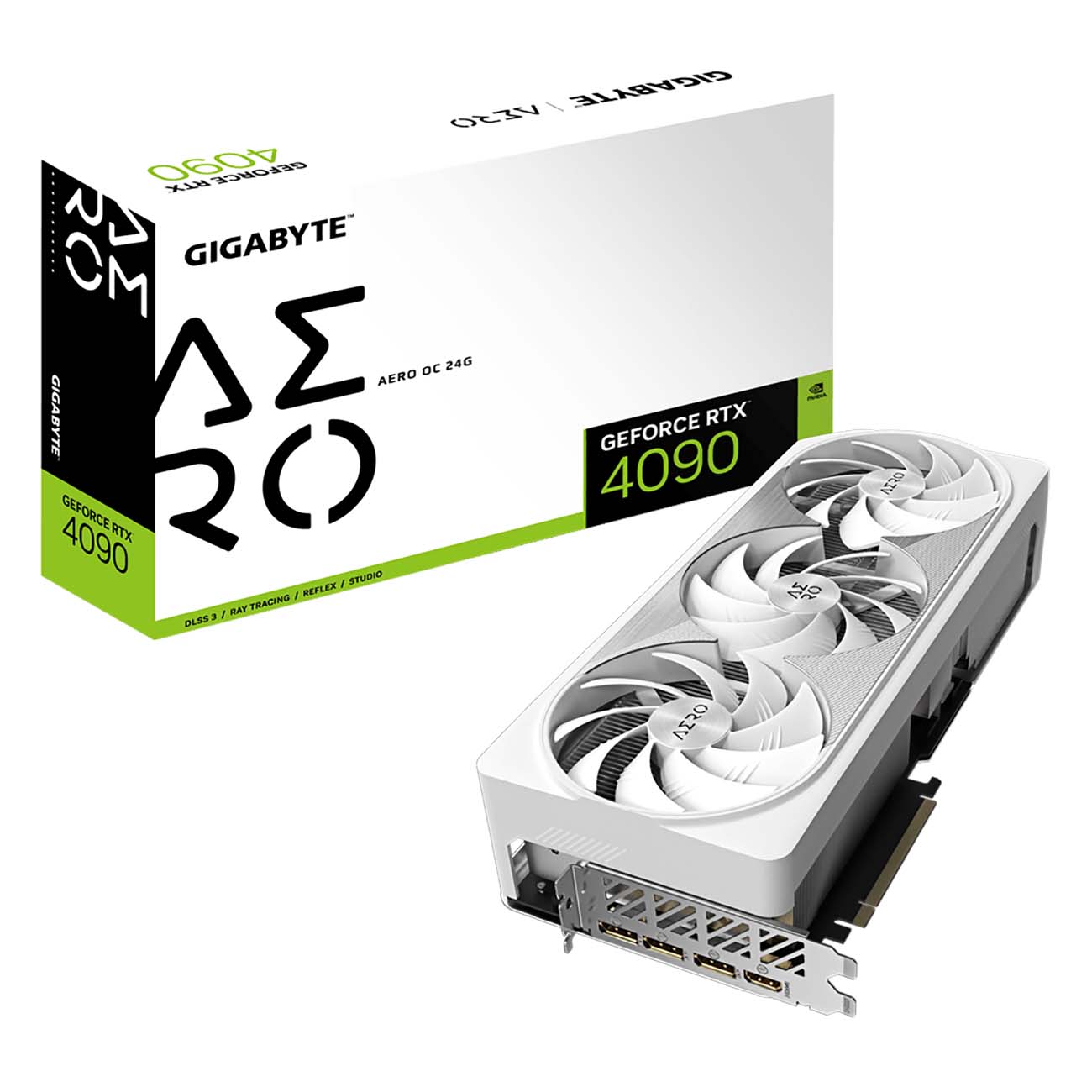 Видеокарта GIGABYTE NVIDIA GeForce RTX 4090 AERO OC 24GB (GV-N4090AERO OC-24GD)
