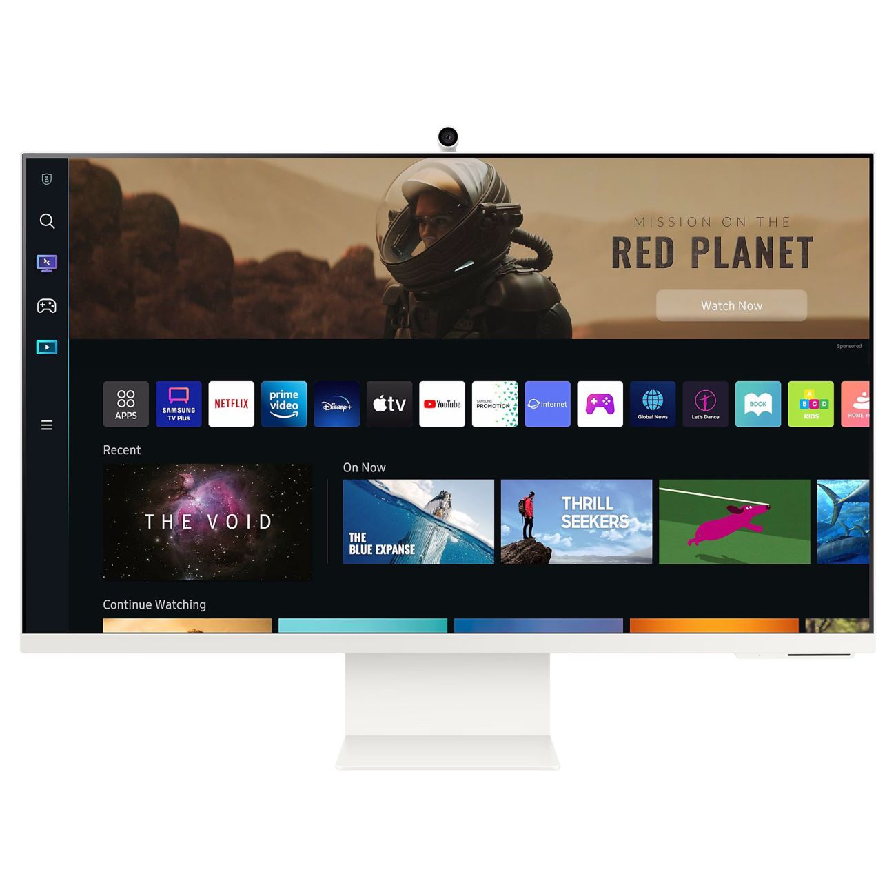 Монитор Samsung Smart M8 32"/VA/3840x2160/60Гц/белый (LS32BM801UI)