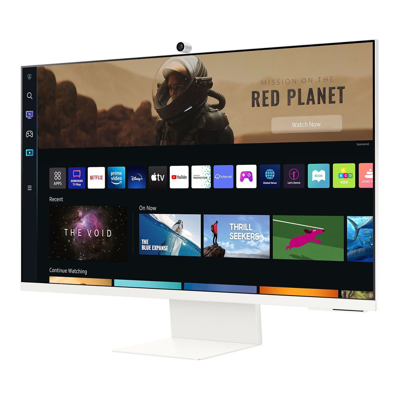 Монитор Samsung Smart M8 32"/VA/3840x2160/60Гц/белый (LS32BM801UI)
