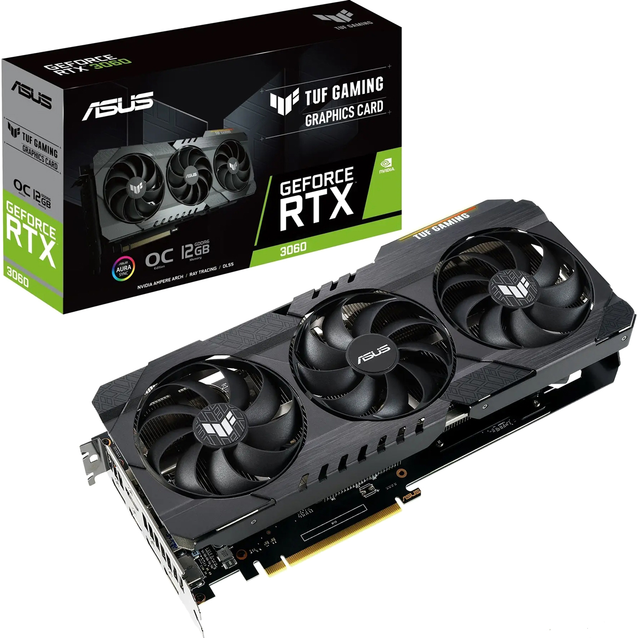 Видеокарта ASUS TUF Gaming GeForce RTX 3060 V2 OC Edition