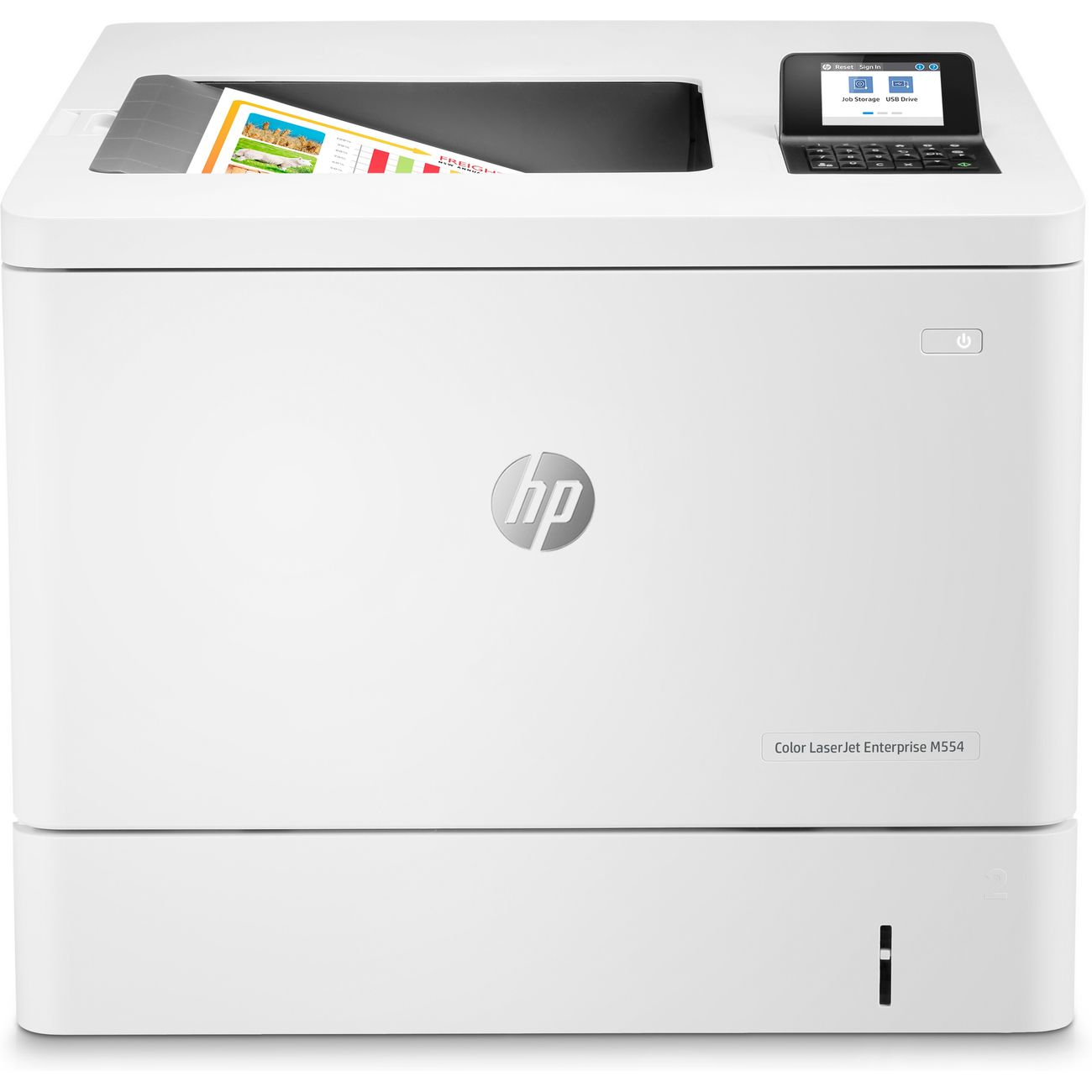 Лазерный принтер HP Color LaserJet Enterprise M554dn (7ZU81A) фото