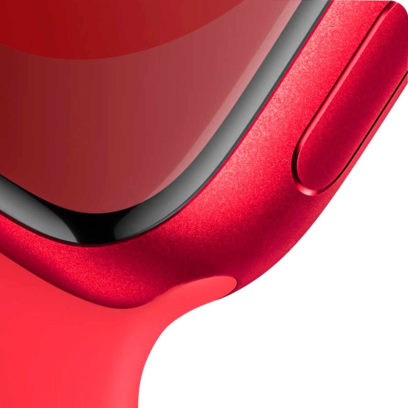 Смарт-часы Apple Watch Series 9 45mm (PRODUCT) RED Aluminum Case with Red Sport Band, размер M/L (MRXK3)