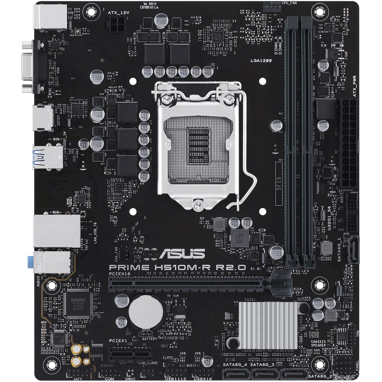 Материнская плата ASUS PRIME H510M-R R2.0-SI